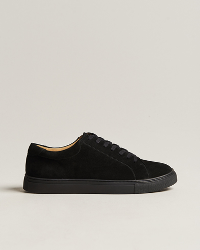 Men | Shoes | Myrqvist | Oaxen Monochrome Sneaker Black Suede