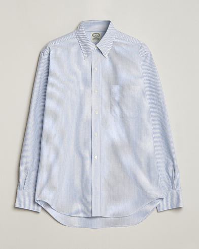 Men | Departments | Kamakura Shirts | Vintage Ivy Oxford Button Down Shirt Blue Stripe