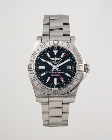 Men | Pre-Owned & Vintage Watches | Breitling Pre-Owned | Avenger II GMT A3239011 Steel Black