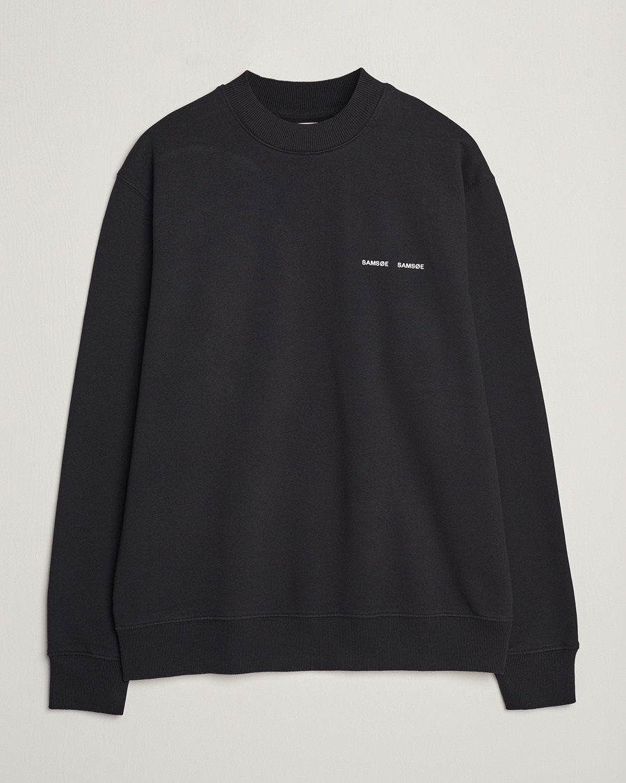 Samsøe Samsøe Norsbro Crew Neck Sweatshirt Black – Black