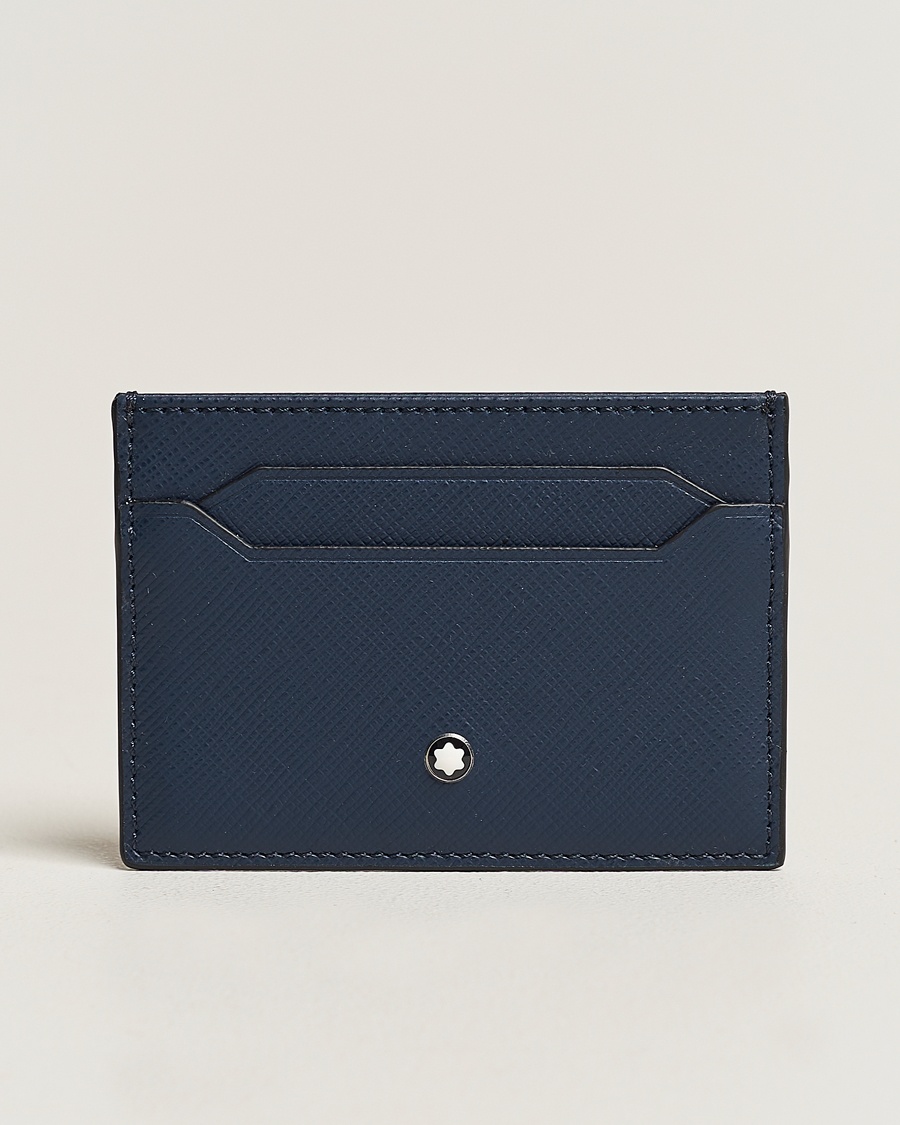 Montblanc Sartorial Card Holder 5cc Ink Blue – Blue