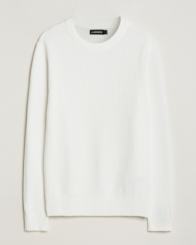 Men |  | J.Lindeberg | Archer Structure Sweater Cloud White
