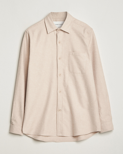 Men | Sale clothing | A Day's March | Redhill Heavy Flanell Shirt Sand