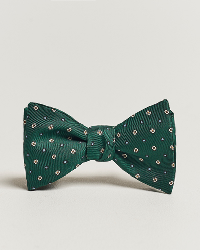 Men |  | E. Marinella | Silk Bow Tie Dark Green