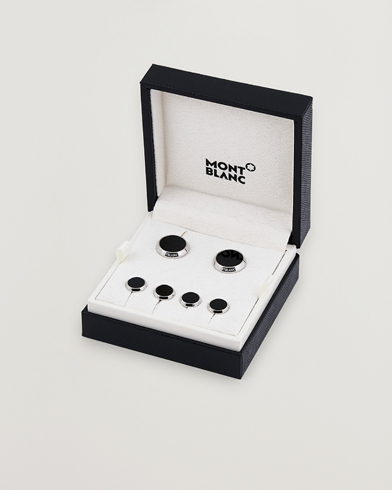 Men | Celebrate the New Year in style | Montblanc | Tux Studs Cufflink Steel Onyx