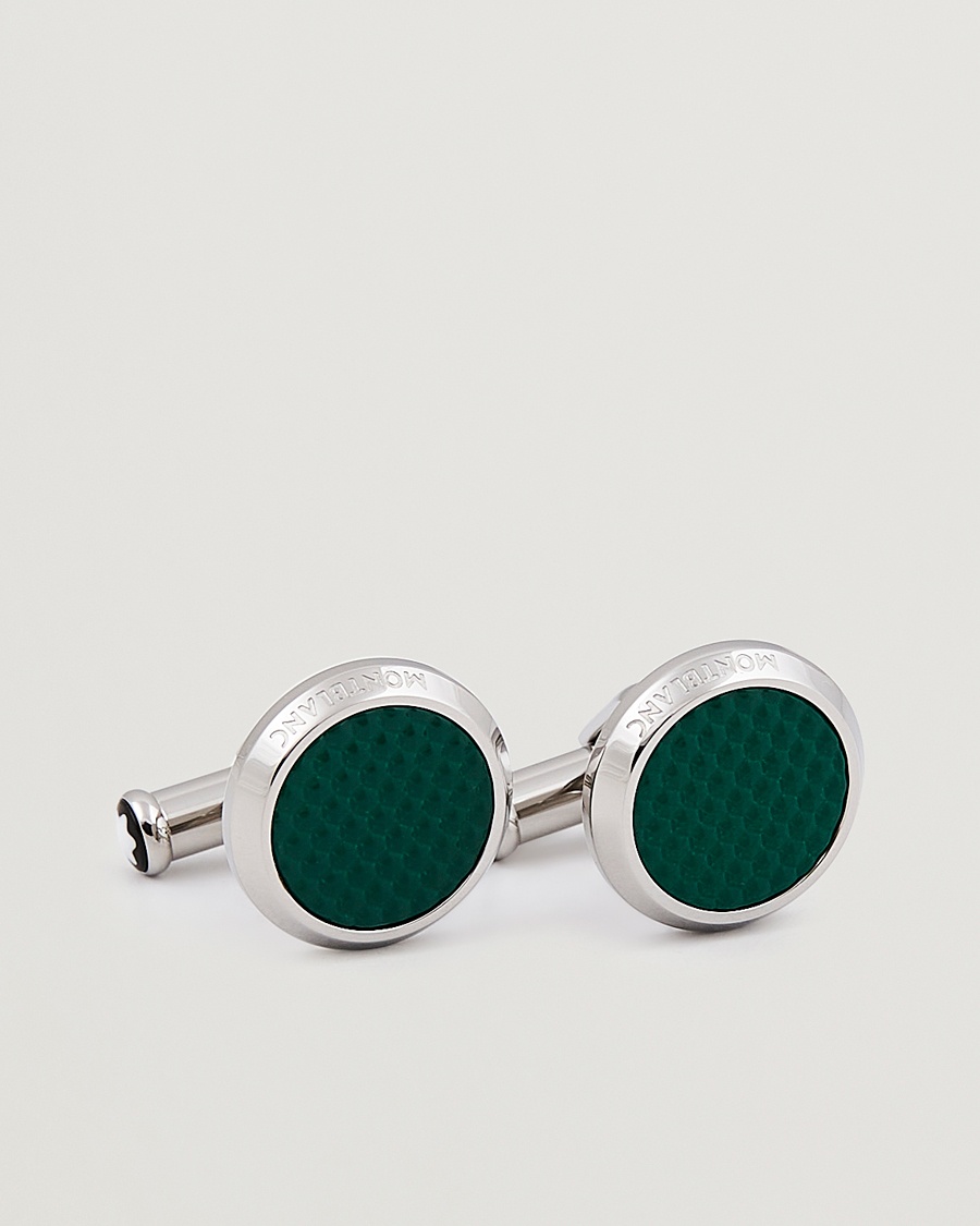 Montblanc Cufflinks Meisterstück Green Steel – Green
