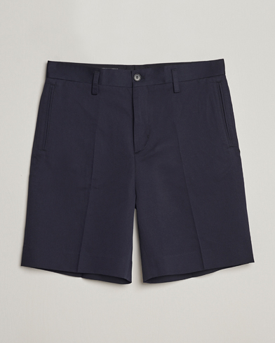  Cotton/Linen Shorts Navy