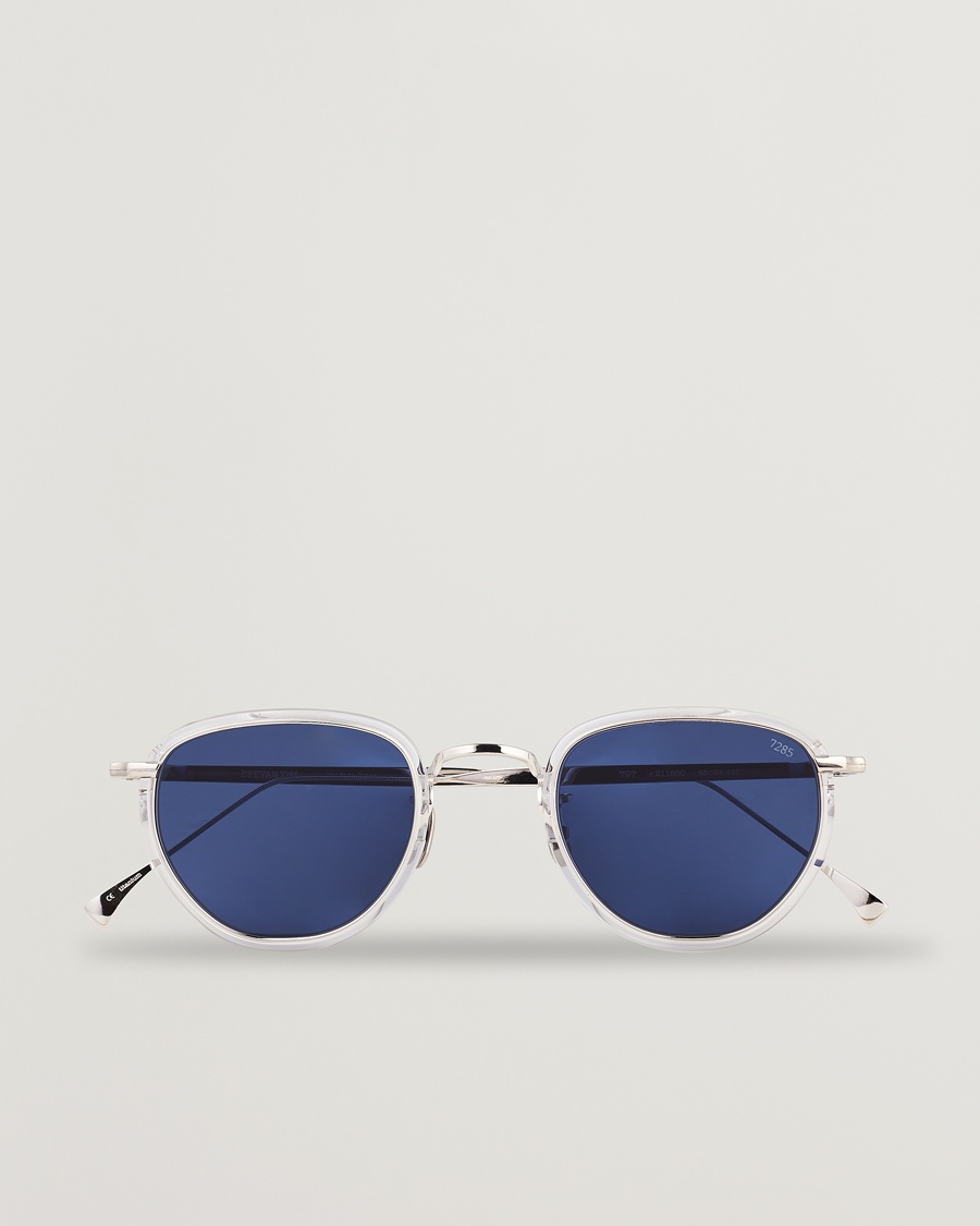 Eyevan 7285 797 Sunglasses Silver/Blue – Blue