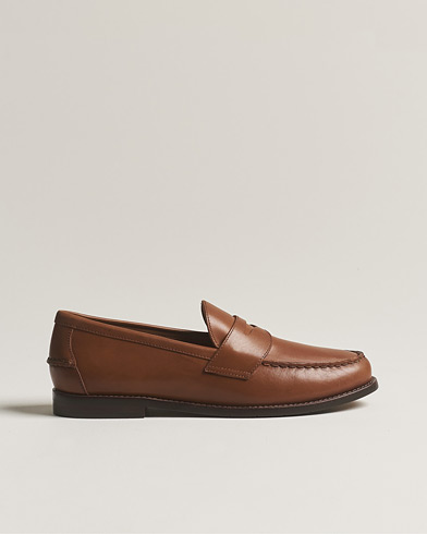  Leather Penny Loafer Polo Tan