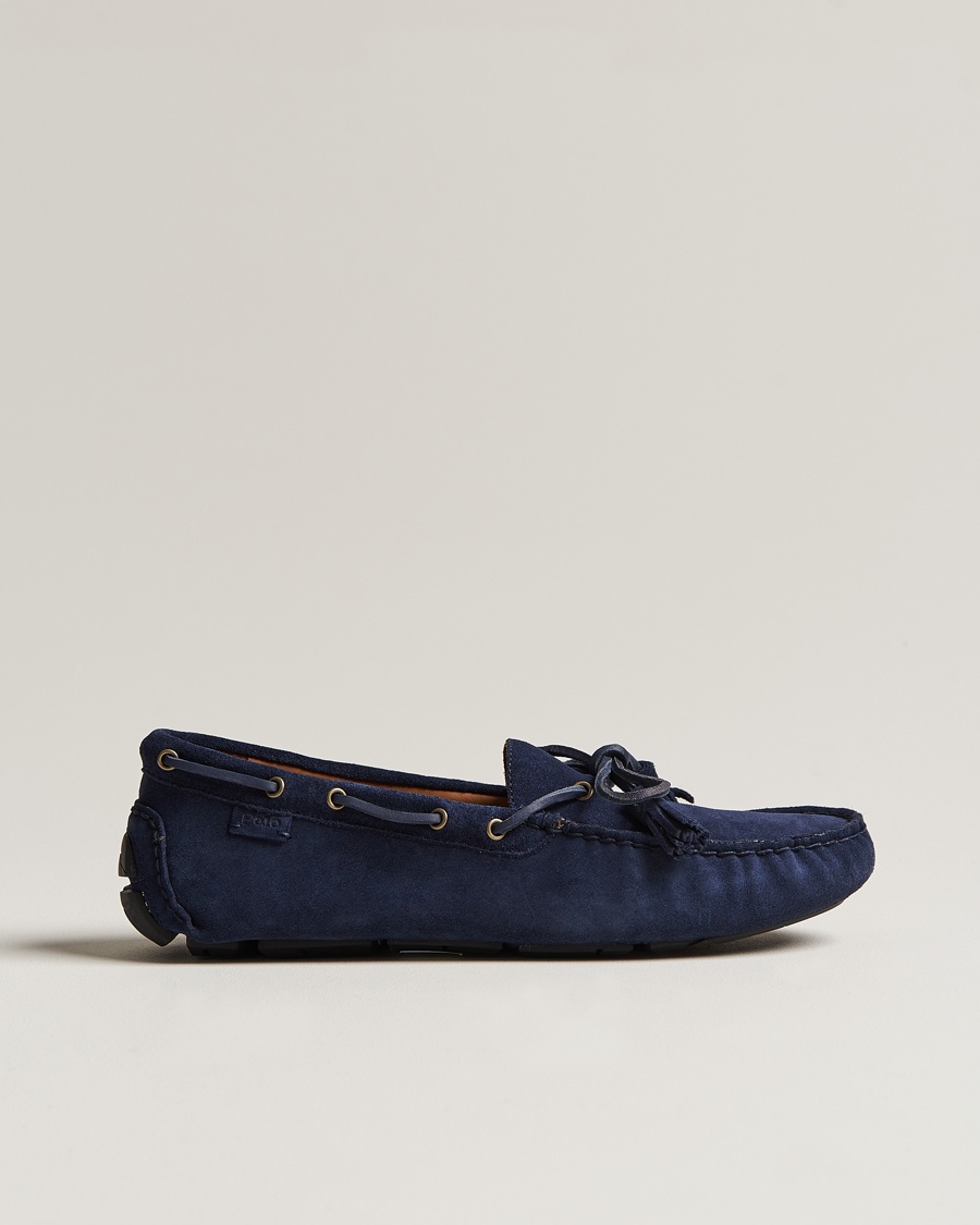 Polo Ralph Lauren Anders Suede Car Shoe Hunter Navy – Blue