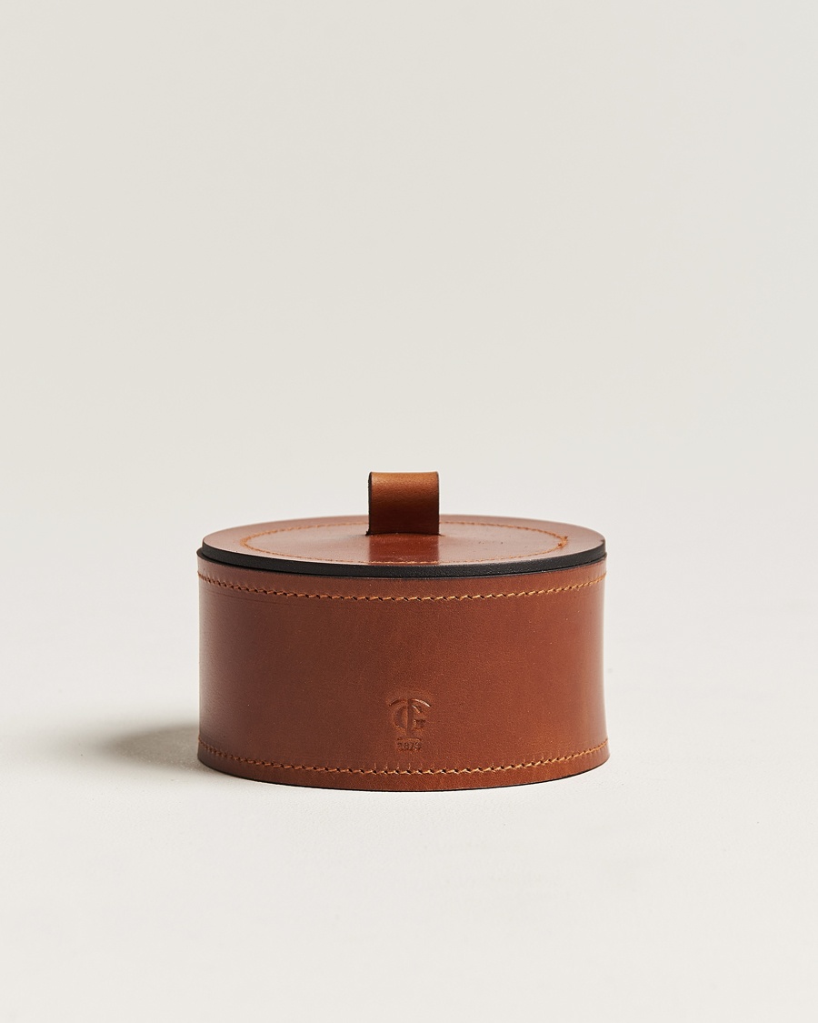 Tärnsjö Garveri Small Leather Box 002 Light Brown – Brown