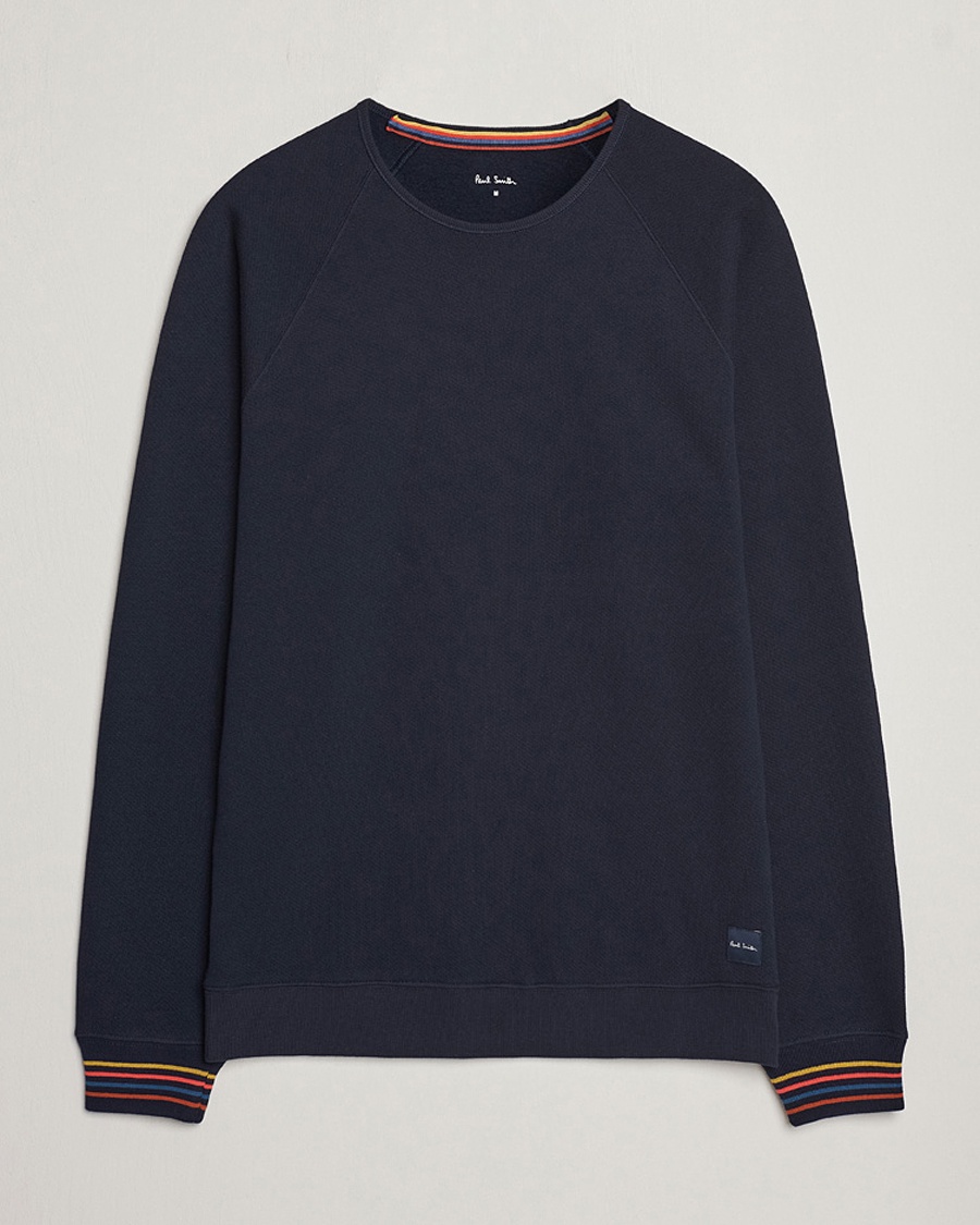 Paul Smith Artist Rib Crew Neck Sweatshirt Navy – Blue