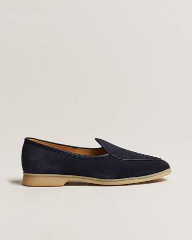  Stride Loafers Navy Suede