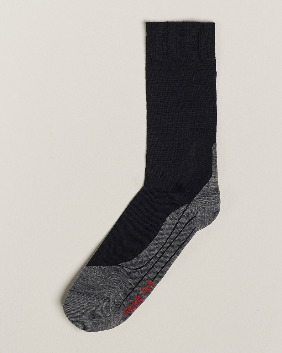 Falke TK5 Wander Trekking Socks Black Mix – Black