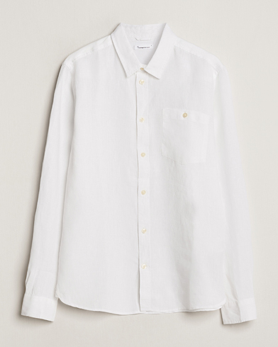  Regular Linen Shirt Bright White