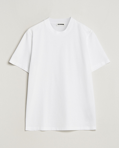 Men | Jil Sander | Jil Sander | Round Collar Simple T-Shirt White