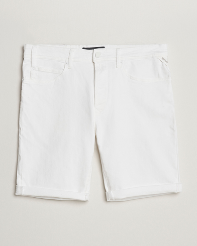Men |  | Replay | RBJ901 Super Stretch Denim Shorts White