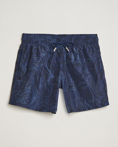 Men |  | Etro | Tonal Paisley Swim Shorts Blue