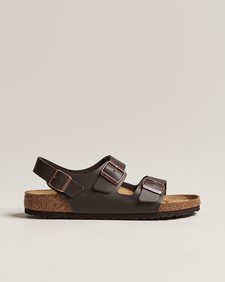 BIRKENSTOCK Milano Classic Footbed Dark Brown Leather – Brown