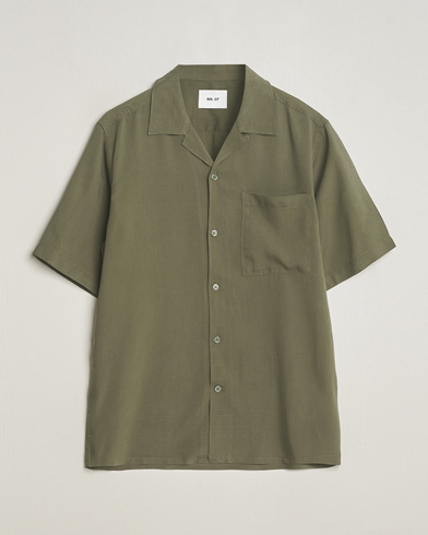 Men |  | NN07 | Julio Ripstop Short Sleeve Shirt Capers Green