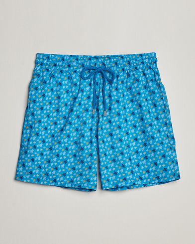Men |  | Vilebrequin | Mahina Printed Swimshorts Bleu Hawaii