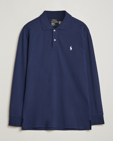 Men | Long Sleeve Polo Shirts | Polo Ralph Lauren Golf | Performance Stretch Long Sleeve Polo Refined Navy