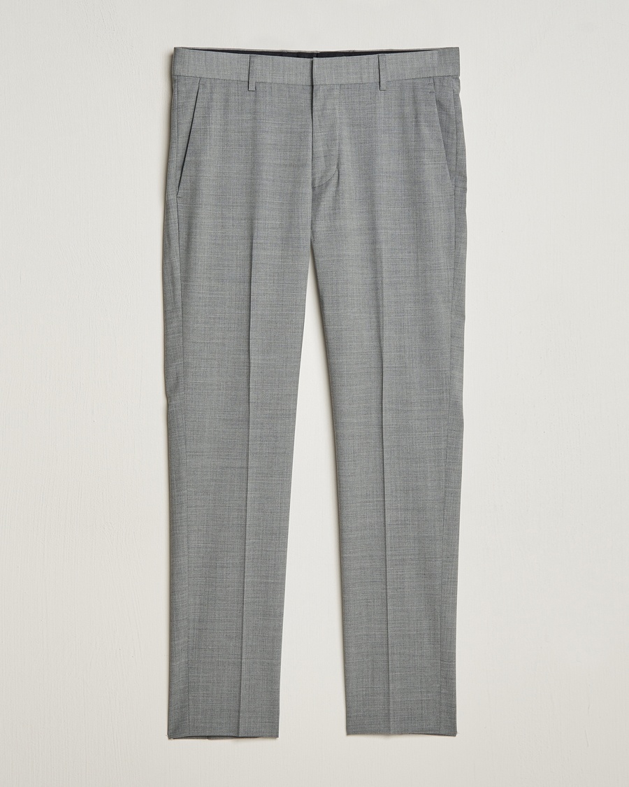 Tiger of Sweden Tenuta Wool Travel Suit Trousers Grey Melange – Grey