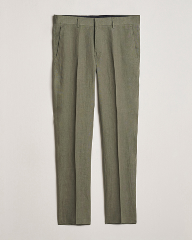 Les Deux PATRICK DRAWSTRING PANTS - Trousers - thyme green/green 
