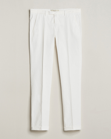 Men |  | Briglia 1949 | Slim Fit Cotton Stretch Chinos White