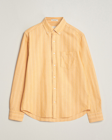  Regular Fit Archive Striped Oxford Shirt Medal Yellow