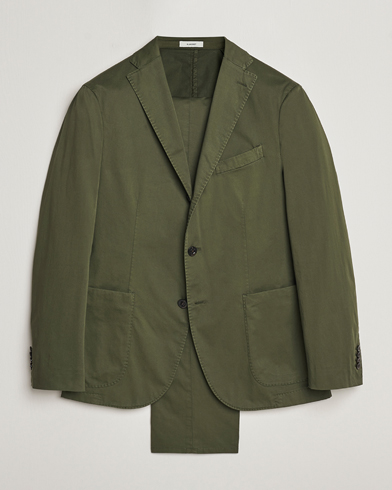  K Jacket Cotton Satin Suit Forest Green
