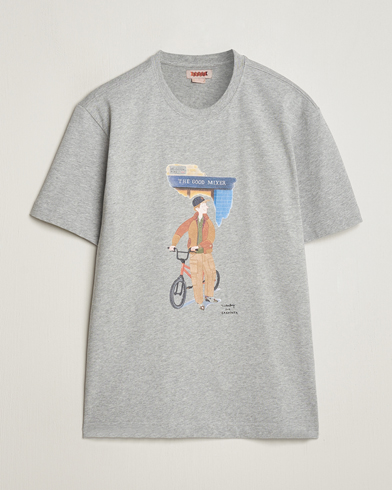 Men |  | Baracuta | Slowboy Arlington Cotton T-Shirt Grey Melange