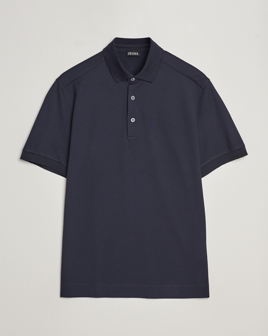 Tate Cashmere Contrast Polo Baby Blue/Yellow