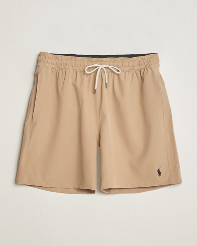 Men | Drawstring swim shorts | Polo Ralph Lauren | Recycled Traveler Boxer Swimshorts Vintage Khaki