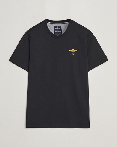Men |  | Aeronautica Militare | TS1580 Crew Neck T-Shirt Jet Black