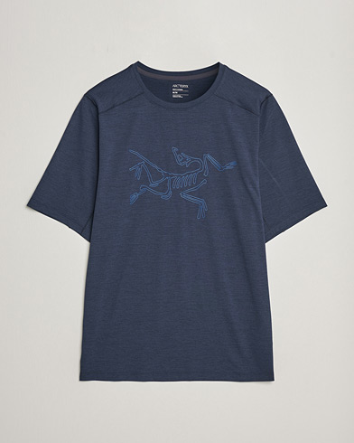 Men |  | Arc'teryx | Cormac Bird Logo Crew Neck T-Shirt Black Sapphire