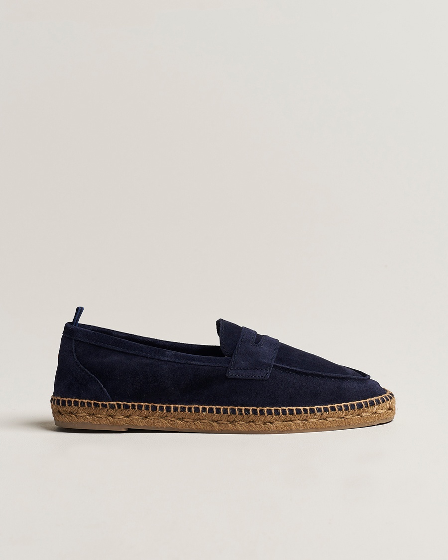 Castañer Nacho Casual Suede Loafers Azul Oscuro – Blue