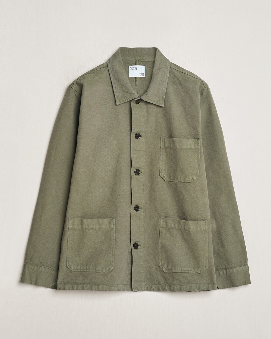 Colorful Standard Organic Workwear Jacket Dusty Olive – Green