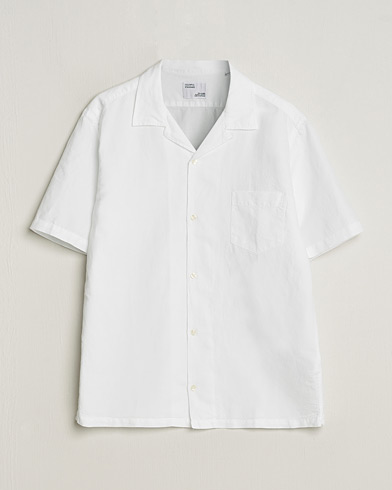 Men |  | Colorful Standard | Cotton/Linen Short Sleeve Shirt Optical White