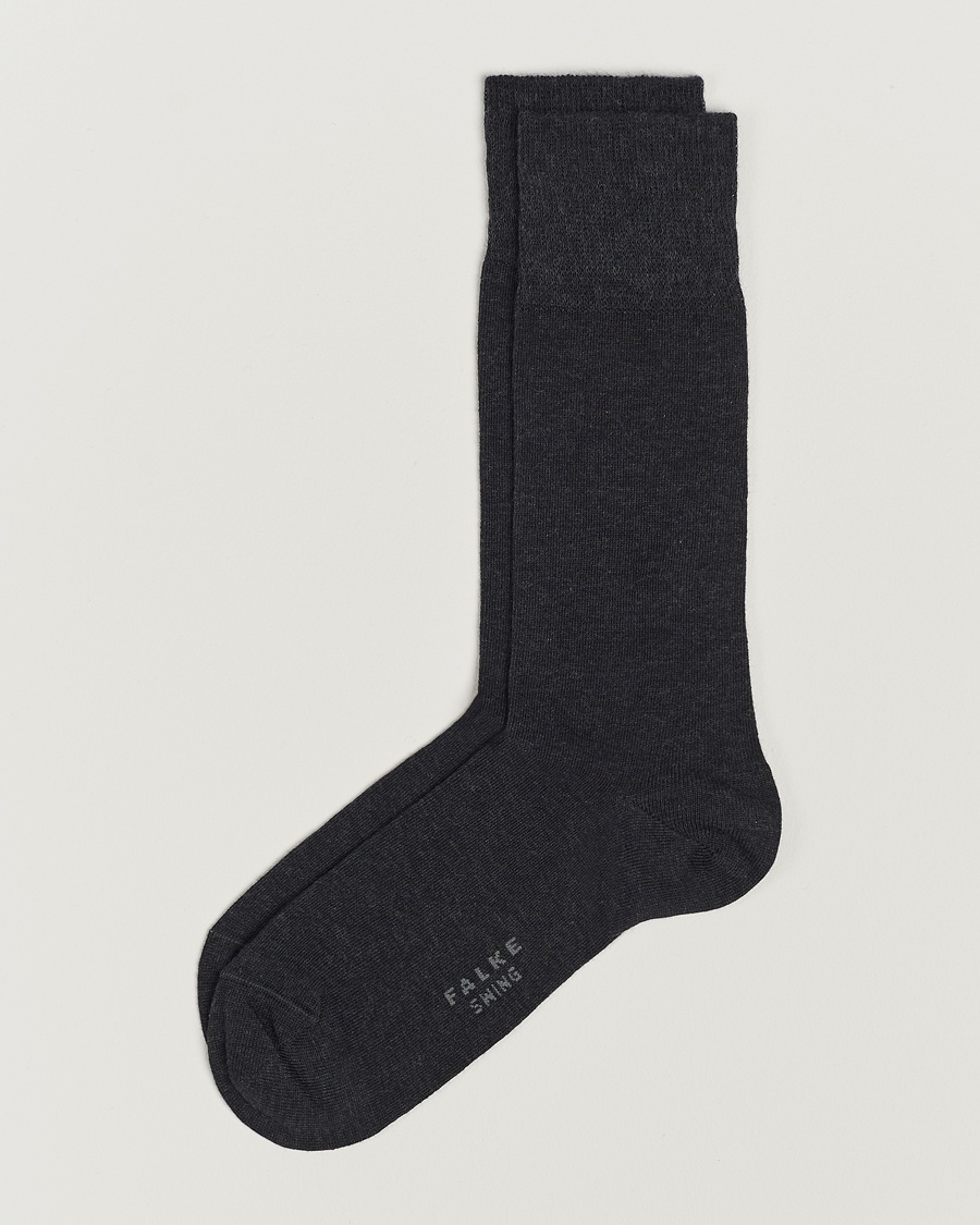 Falke Swing 2-Pack Socks Anthracite Melange – Grey