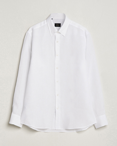 Men |  | Brioni | Linen Sport Shirt White