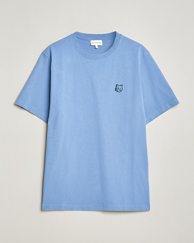 Men |  | Maison Kitsuné | Tonal Fox Head T-Shirt Hampton Blue