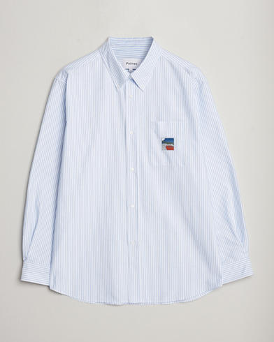 Men |  | Palmes | Deuce Oxford Shirt Light Blue Stripe