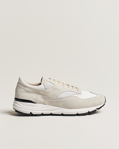  Way Suede Running Sneaker White/Grey