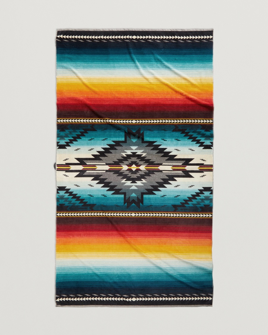 Pendleton Oversized Jacquard Spa Towel Saltillo Sunset – Multi-colour