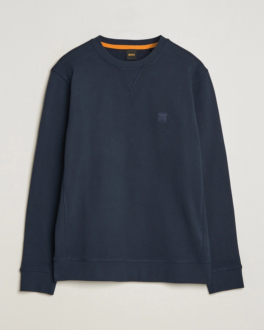 BOSS ORANGE Westart Logo Sweatshirt Dark Blue – Blue