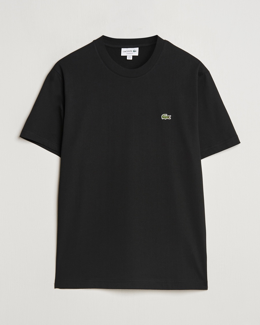 Lacoste Crew Neck T-Shirt Black – Black