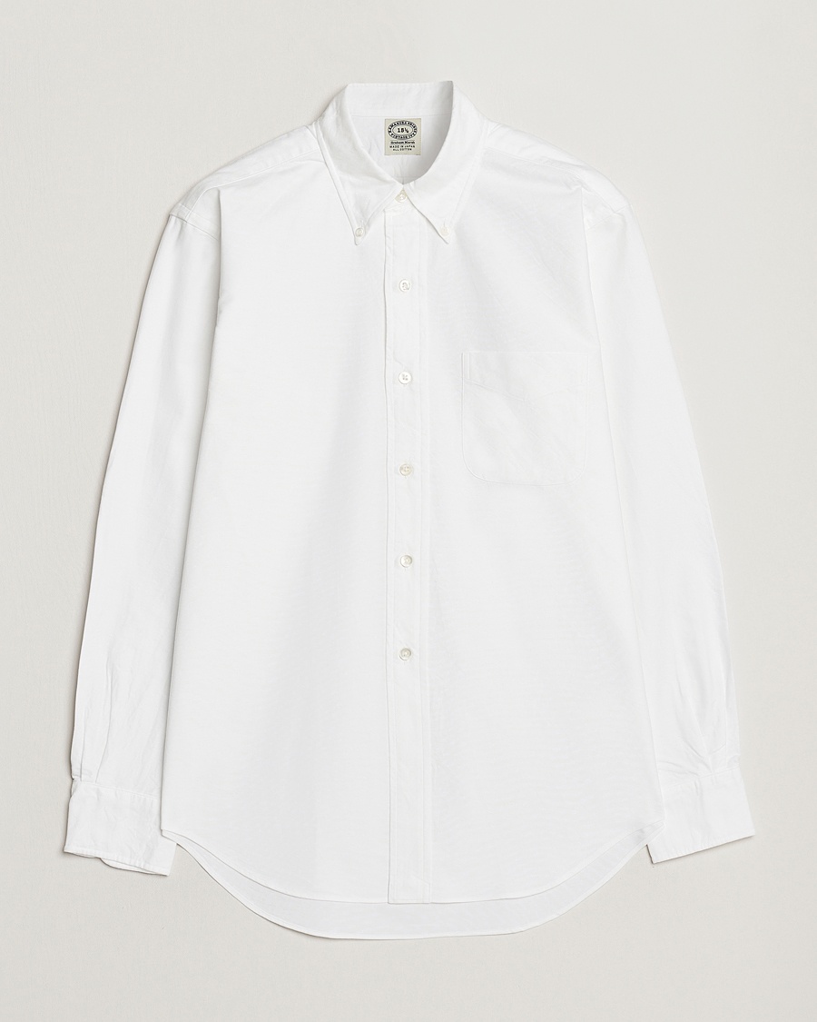 Kamakura Shirts Vintage Ivy Oxford Button Down Shirt White – White