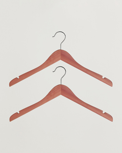 Men | Hangers | Care with Carl | 2-Pack Cedar Wood Shirt Hangers 
