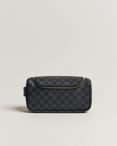 Men | Pre-owned Accessories | Louis Vuitton Pre-Owned | Toiletry Bag Damier Graphite